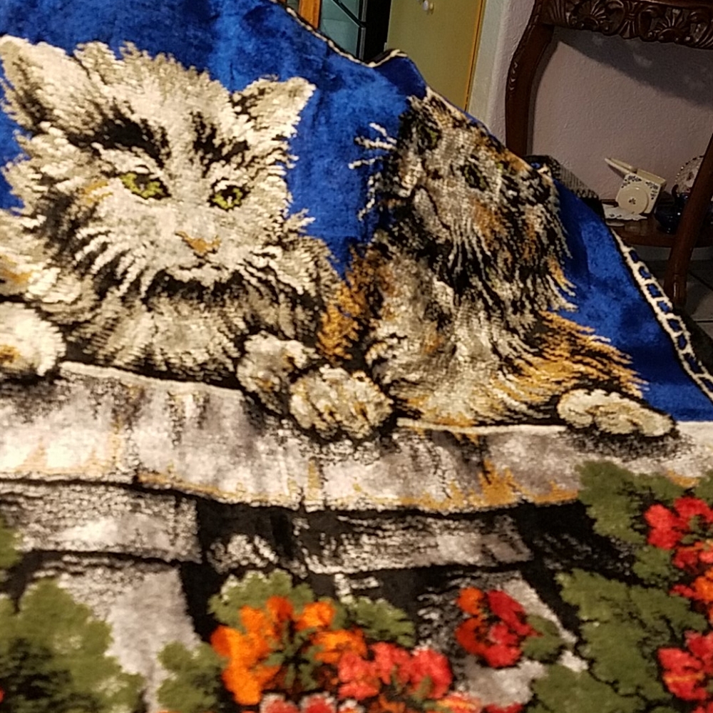 Vintage Cat wall hanging - Picture 2 of 5